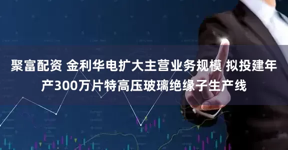 聚富配资 金利华电扩大主营业务规模 拟投建年产300万片特高压玻璃绝缘子生产线