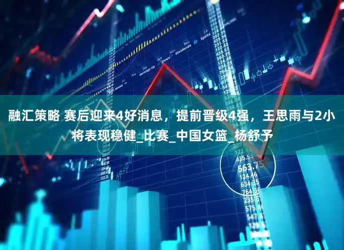 融汇策略 赛后迎来4好消息，提前晋级4强，王思雨与2小将表现稳健_比赛_中国女篮_杨舒予