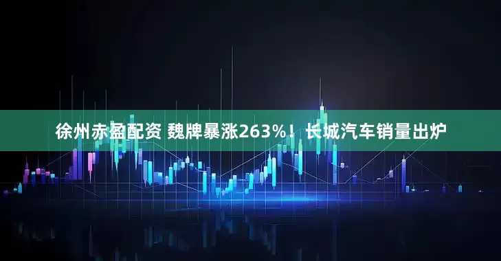 徐州赤盈配资 魏牌暴涨263%！长城汽车销量出炉